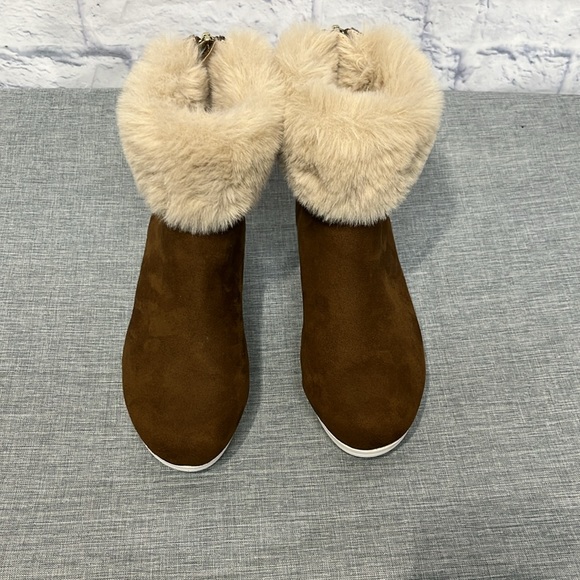 DKNY Womens abri Closed Toe Ankle Fashion Boots, Brown - Picture 7 of 10